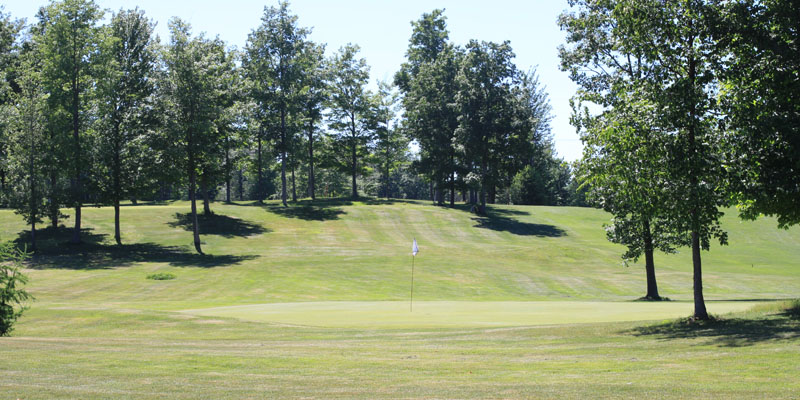 Photo of Par 3 Hole 17 at Tamarack Golf Club in Oswego, NY.